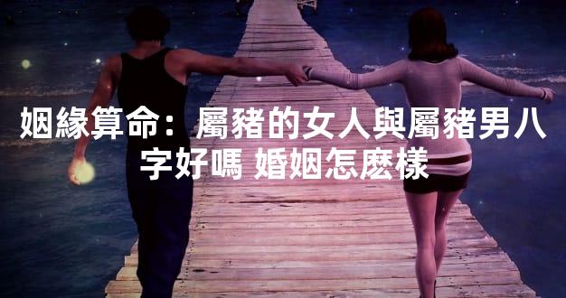 姻緣算命：屬豬的女人與屬豬男八字好嗎 婚姻怎麽樣